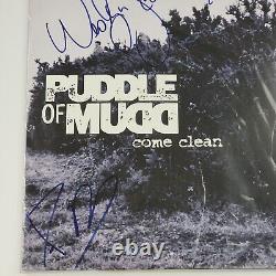 PUDDLE OF MUDD Come Clean Band Signed Vinyl LP Record 180 Gram Audiophile Vinyl
