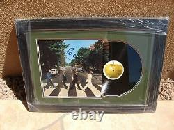 Paul Mccartney Signed Abbey Road Beautifully Framed Lp Vinyl Jsa Loa