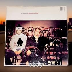 Pet Shop Boys 2 Signed Albums 12 Vinyl Disco & 2nd Album Cover (No Vinyl)