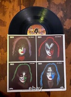 Peter Criss Autographed Kiss Solo Vinyl LP Album