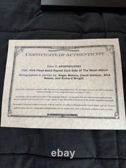 Pinkfloyd dark side of the moon band signed