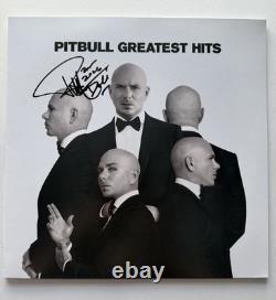 Pitbull Signed'greatest Hits' Vinyl Record Album Lp Mr. Worldwide 305 Jsa Coa