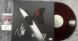 Post Malone SIGNED Twelve Carrot Toothache Red Vinyl JSA COA Album LP Autograph