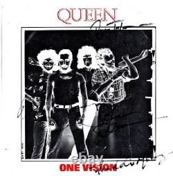 Queen Autographed 7in Vinyl One Vision