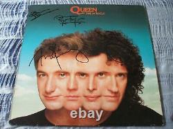 Queen The Miracle ORIG 1989 UK Parlophone LP AUTOGRAPHED incl. Freddie Mercury