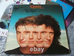 Queen The Miracle ORIG 1989 UK Parlophone LP AUTOGRAPHED incl. Freddie Mercury