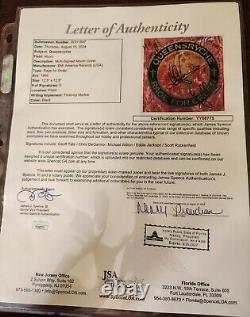 Queensryche Signed Vinyl Rage For Order Full Band Jsa Certified