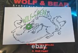 RARE Wolf & Bear Everything Is Going Grey Vinyl And Signed Print 12/500