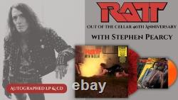 RATT Out Of The Cellar + Signed Insert (RED/BLACK Splatter Vinyl + ORANGE 7)