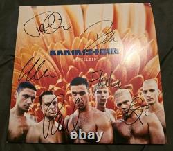 Rammstein Herzeleid Autographed Signed Vinyl Record Album