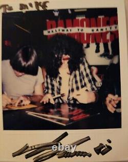 Ramones Autographed JSA certified Too Tough to Die vinyl album