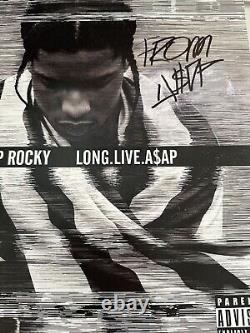 Rare ASAP ROCKY SIGNED Vinyl LONG LIVE ASAP RIHANNA Signed First Pressing 2014