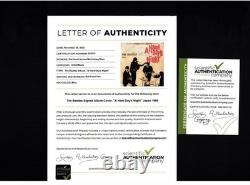 Rare Beatles Signed A Hard Day's Night Odeon Records Japan Album