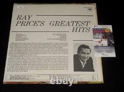 Ray Price Autographed Vinyl Record Album (greatest Hits) Jsa Coa