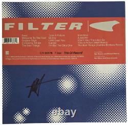 Richard Patrick Signed Filter Title of Record Album COA Proof Autographed Vinyl