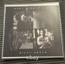 Riley Green Signed Autographed Don't Mind If I Do Vinyl Record with Clear Case