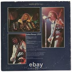 Robin Trower Signed Live Album COA Exact Proof Autographed Vinyl Record