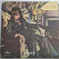 Rod Stewart Autographed Album Beckett Bas Coa Signed Record Vinyl Never A Dull