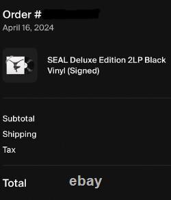 SEAL Deluxe Edition Signed 2LP Black Vinyl Autographed? By SEAL PRESALE