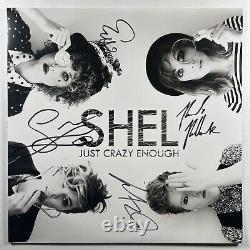 SHEL Just Crazy Enough LP/Moraine Records (NM) Special Ed. Red Autographed