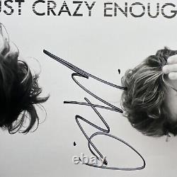 SHEL Just Crazy Enough LP/Moraine Records (NM) Special Ed. Red Autographed