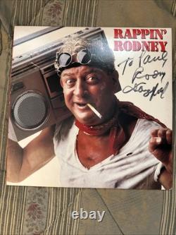 SIGNED 1983 Rodney Dangerfield Rappin' Rodney LP Vinyl Album Comedy RCA