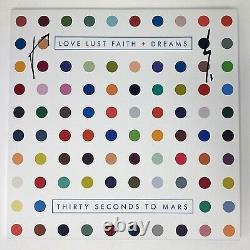 SIGNED 30 Thirty Seconds To Mars Love Lust Faith + Dreams New 2 LP Vinyl