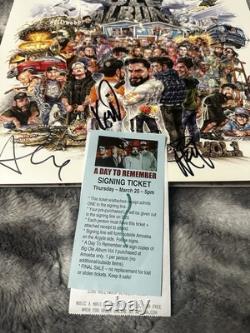 SIGNED A Day To Remember Big Ole Album Vinyl LP Record Signed @ Amoeba