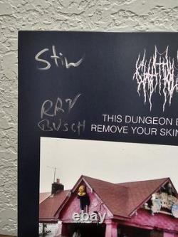 SIGNED Chat Pile This Dungeon Earth Blue Vinyl LP Autographed Record Metal RARE