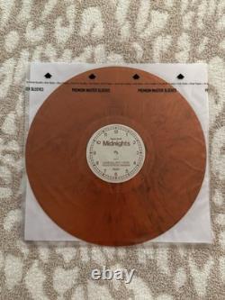 SIGNED Taylor Swift Midnights Vinyl Blood Moon Marbled