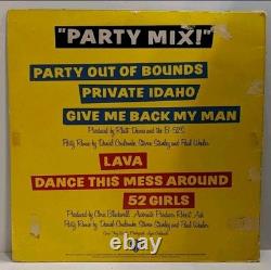 SIGNED? The B-52's Party Mix! Vinyl LP Record withFrame Fred Autographed 80's