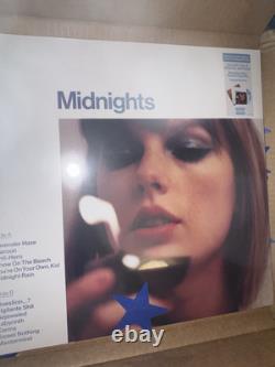 SIGNED & UNOPENED Midnights Moonstone Blue Marbled Vinyl