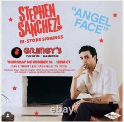 STEPHEN SANCHEZ Signed Autographed Angel Face Angelface Vinyl Album LP (Steven)