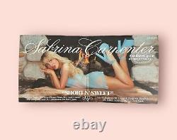 Sabrina Carpenter Short N Sweet LP SIGNED ON COVER Blue Vinyl Rare FAST SHIP