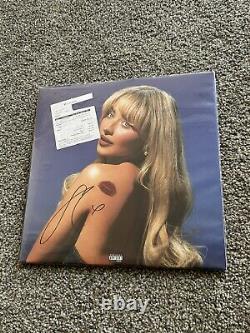 Sabrina Carpenter Short N Sweet LP SIGNED ON COVER (sleeve) Blue Marble Vinyl
