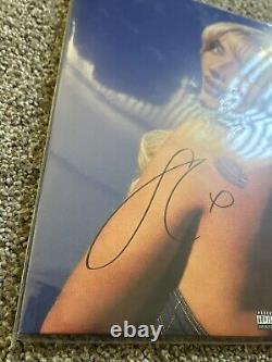 Sabrina Carpenter Short N Sweet LP SIGNED ON COVER (sleeve) Blue Marble Vinyl