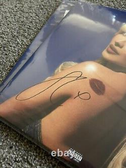 Sabrina Carpenter Short N Sweet LP SIGNED ON COVER (sleeve) Blue Marble Vinyl