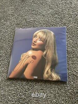 Sabrina Carpenter Short N Sweet LP SIGNED ON COVER (sleeve) Blue Marble Vinyl
