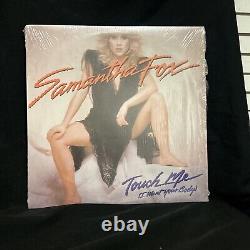 Samantha Fox signed vinyl