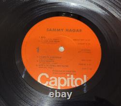 Sammy Hagar Self Titled LP SIGNED / AUTOGRAPHED BY SAMMY 1977 VG/VG ST-11599