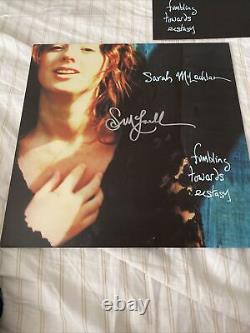 Sarah McLachlan Fumbling Towards Ecstasy SIGNED VINYL music on vinyl reissue