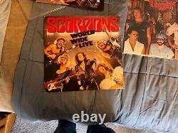 Scorpions World Wide Live Lp Signed