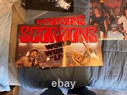 Scorpions World Wide Live Lp Signed