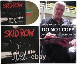 Sebastian Bach Signed Skid Row Album COA Exact Proof Autographed Vinyl Record