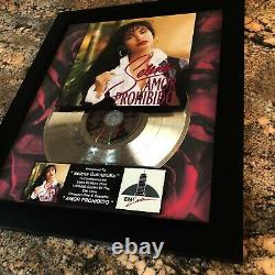 Selena Quintanilla (AMOR PROHIBIDO) CD LP Record Vinyl Autographed Signed