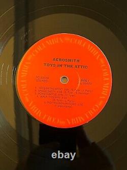 Signed Aerosmith Toys in the Attic Vinyl LP Record + COA Autographed by ALL AAA