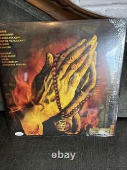 Signed Anthrax Vinyl Autographed Blue Worship Music LP Sealed JSA #144/399 Signed Anthrax Vinyl Autographed Blue Worship Music LP Sealed JSA #144/399
