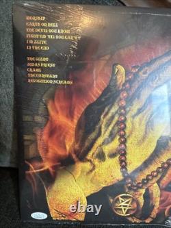 Signed Anthrax Vinyl Autographed Blue Worship Music LP Sealed JSA #144/399 Signed Anthrax Vinyl Autographed Blue Worship Music LP Sealed JSA #144/399