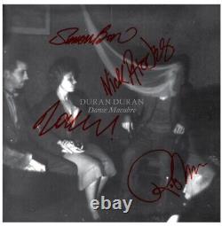 Signed! Duran Duran Danse Macabre Gold Galaxy Vinyl, Autographed Art Card Insert