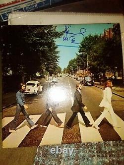 Signed Paul McCartney Abbey Road Autograph Vinyl Record JSA LOA